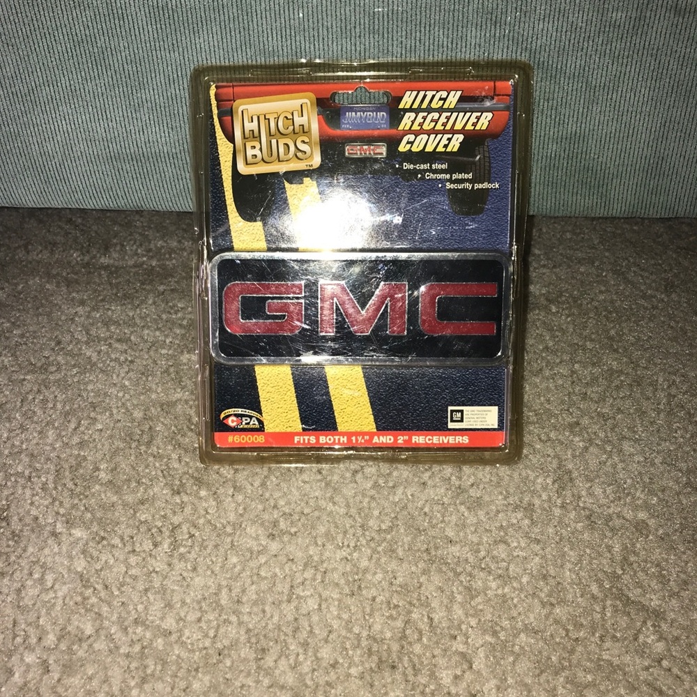 Hitch Buds “GMC” Hitch Receiver Cover 1 1/4” 2”